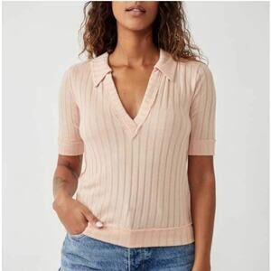 Free People We The Free Krystal Polo, Size M